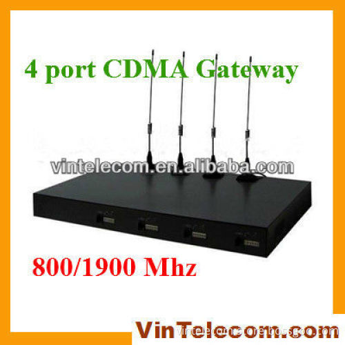 4 Ports CDMA Fixed Wireless Terminal 800/1900Mhz one year warranty china manufactural
